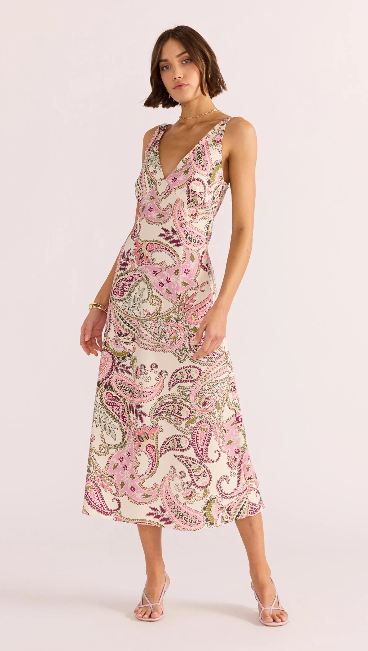 Minkpink Cadece Bias Slip MIDI Dress