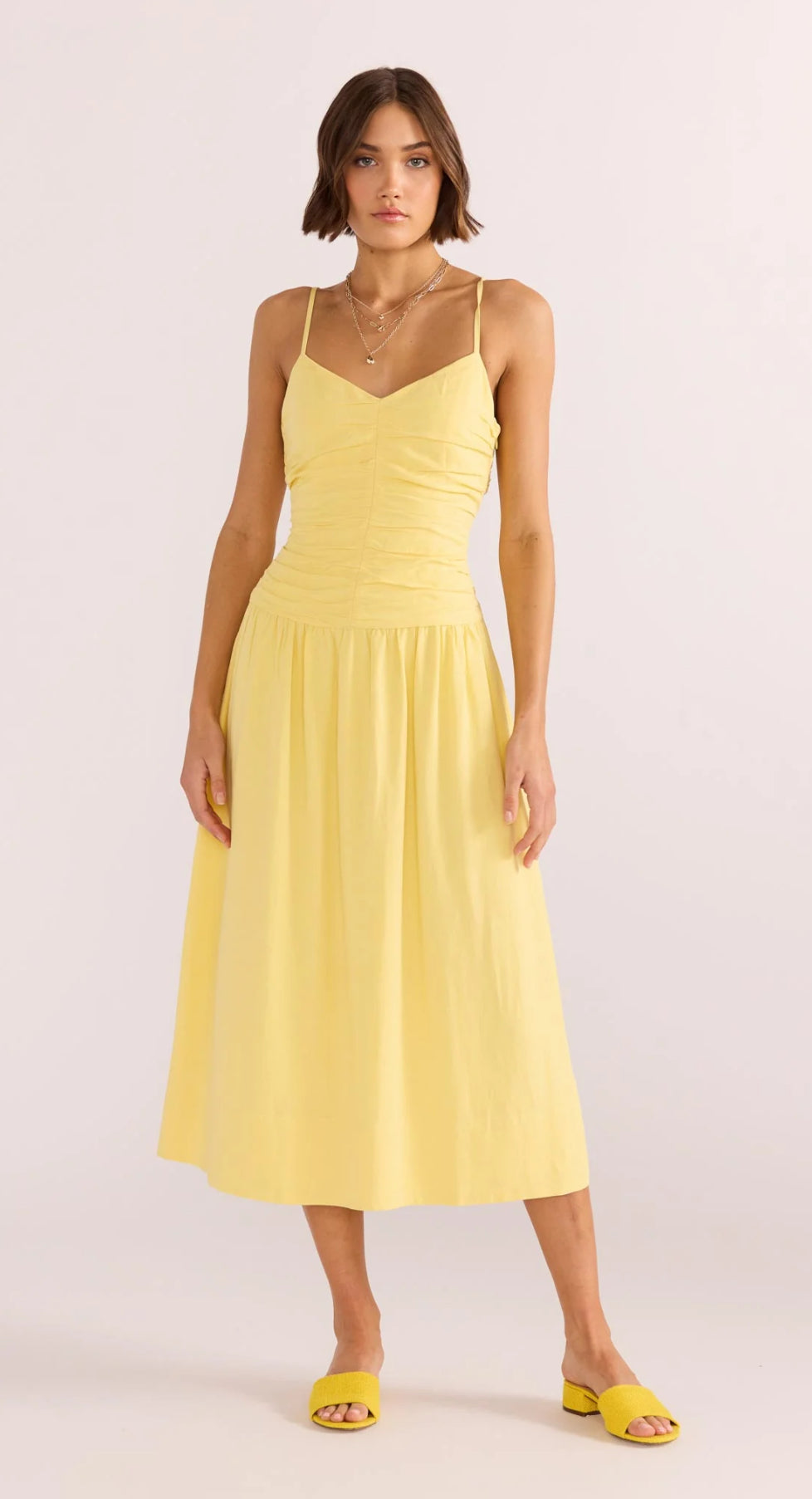Minkpink Ophelia Ruched Midi Dress