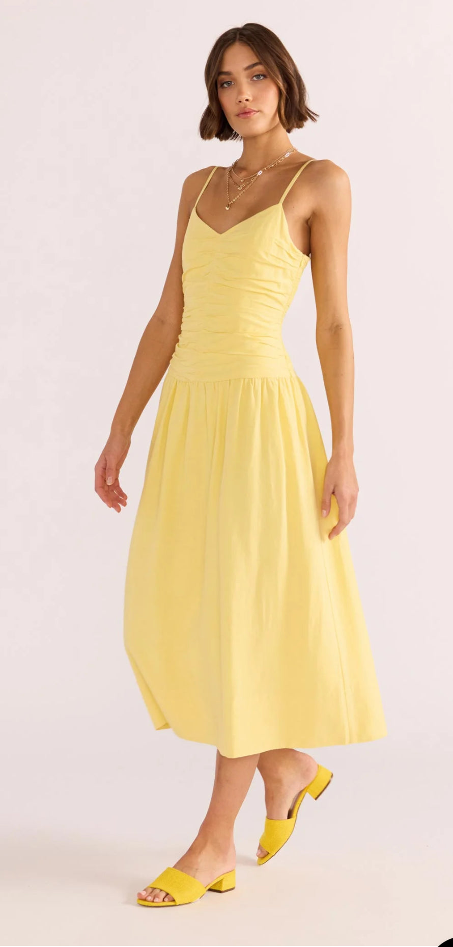 Minkpink Ophelia Ruched Midi Dress