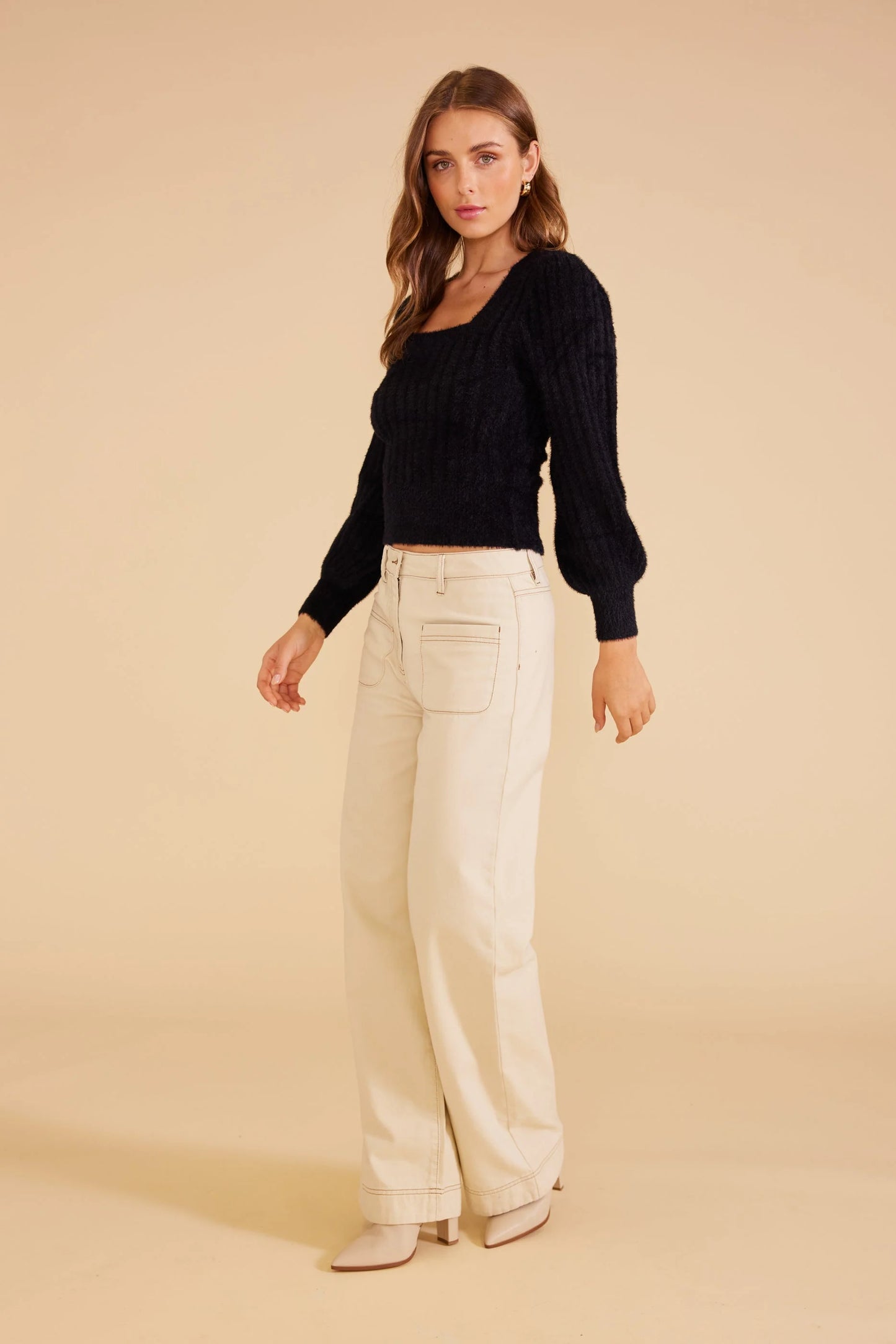 Minkpink - Moll Knit Jumper - Black