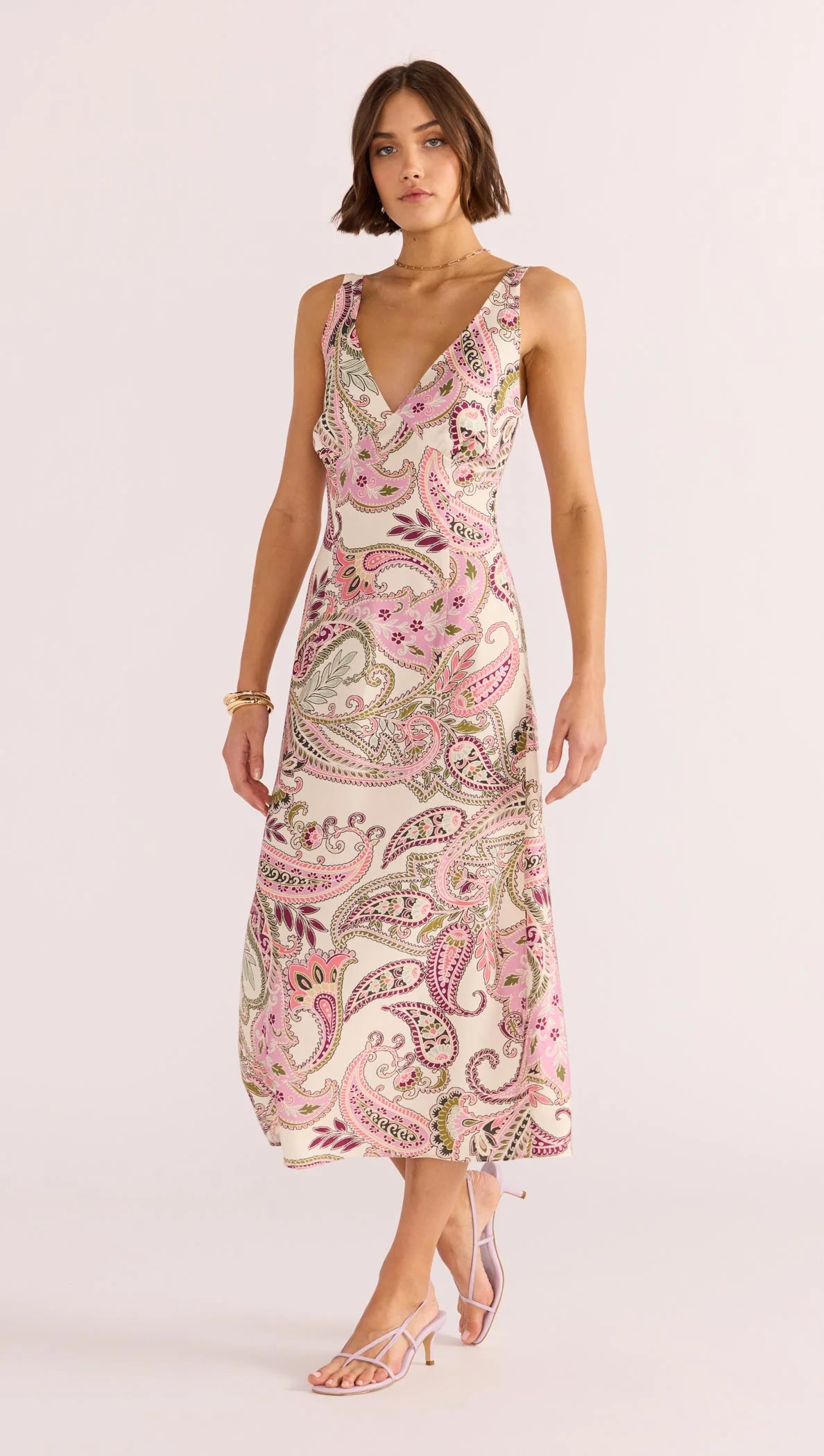 Minkpink Cadece Bias Slip MIDI Dress