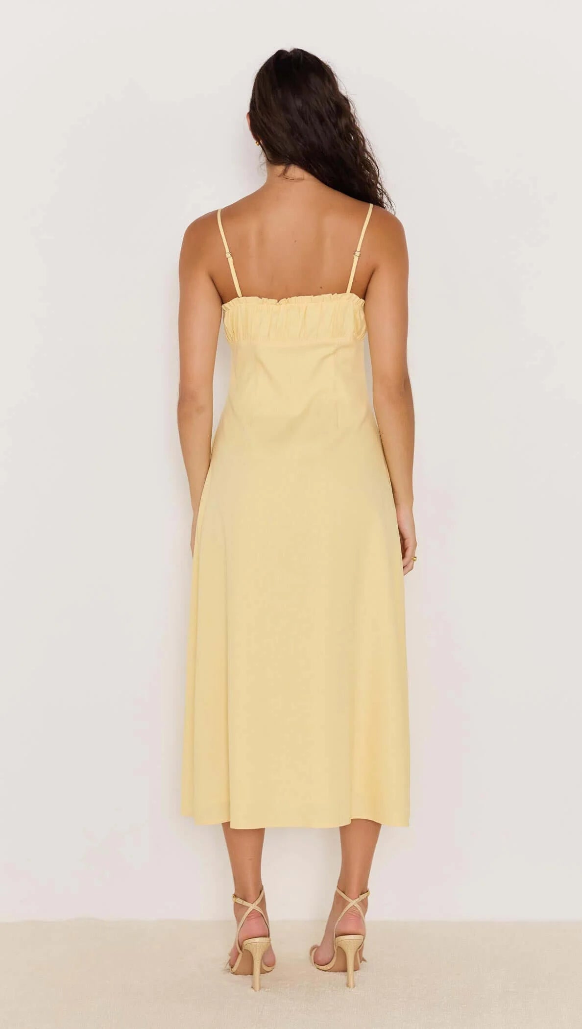 Minkpink Gigi Midi Dress - Yellow