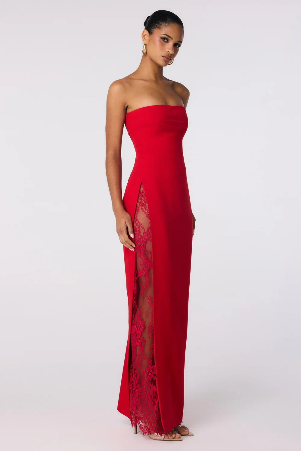 Nookie Palais Strapless Gown NON2602 Flame