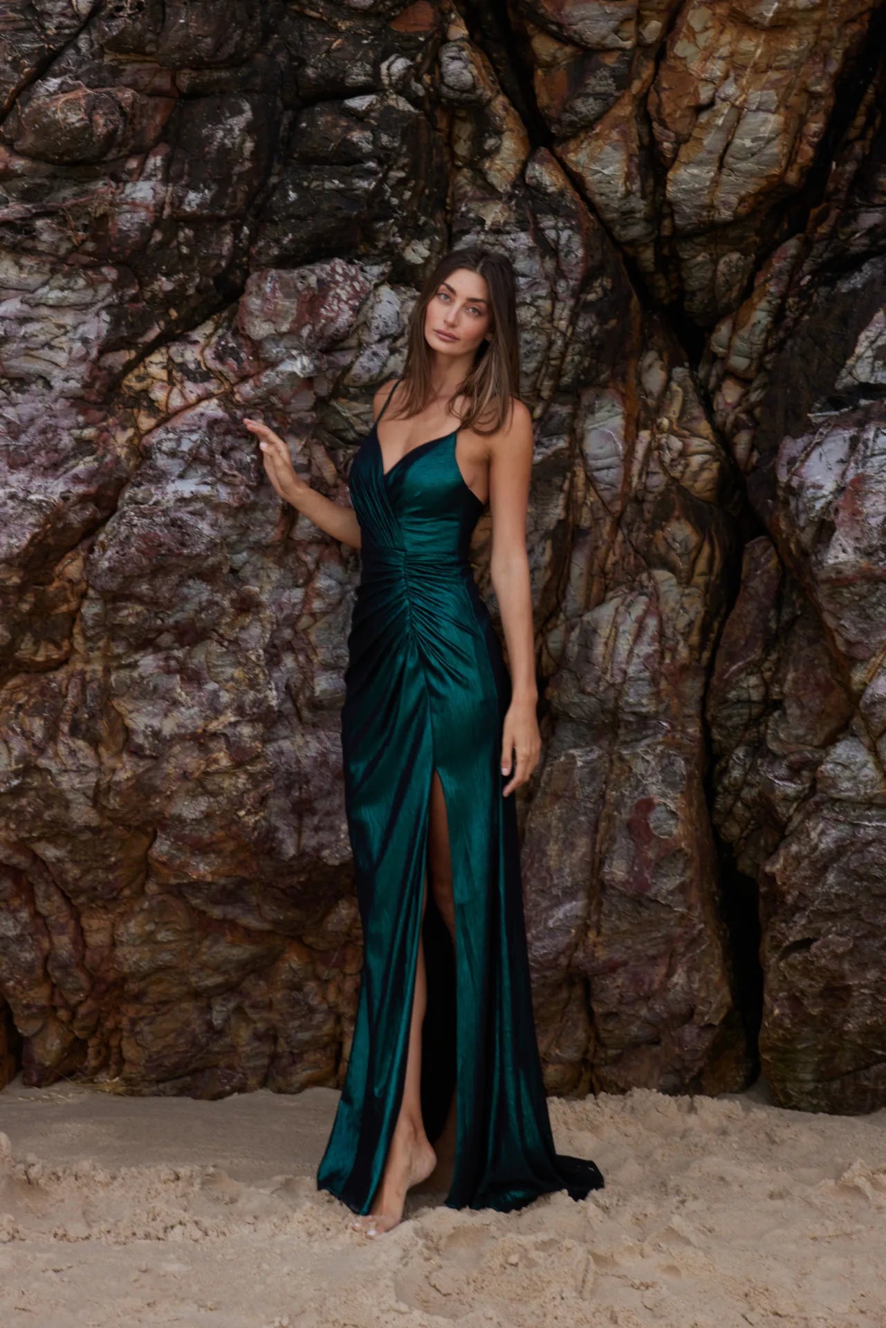 Tania Olsen - Lani Formal Dress - Emerald DimplesBoutique Tania Olsen - Lani Formal Dress - Emerald DimplesBoutique