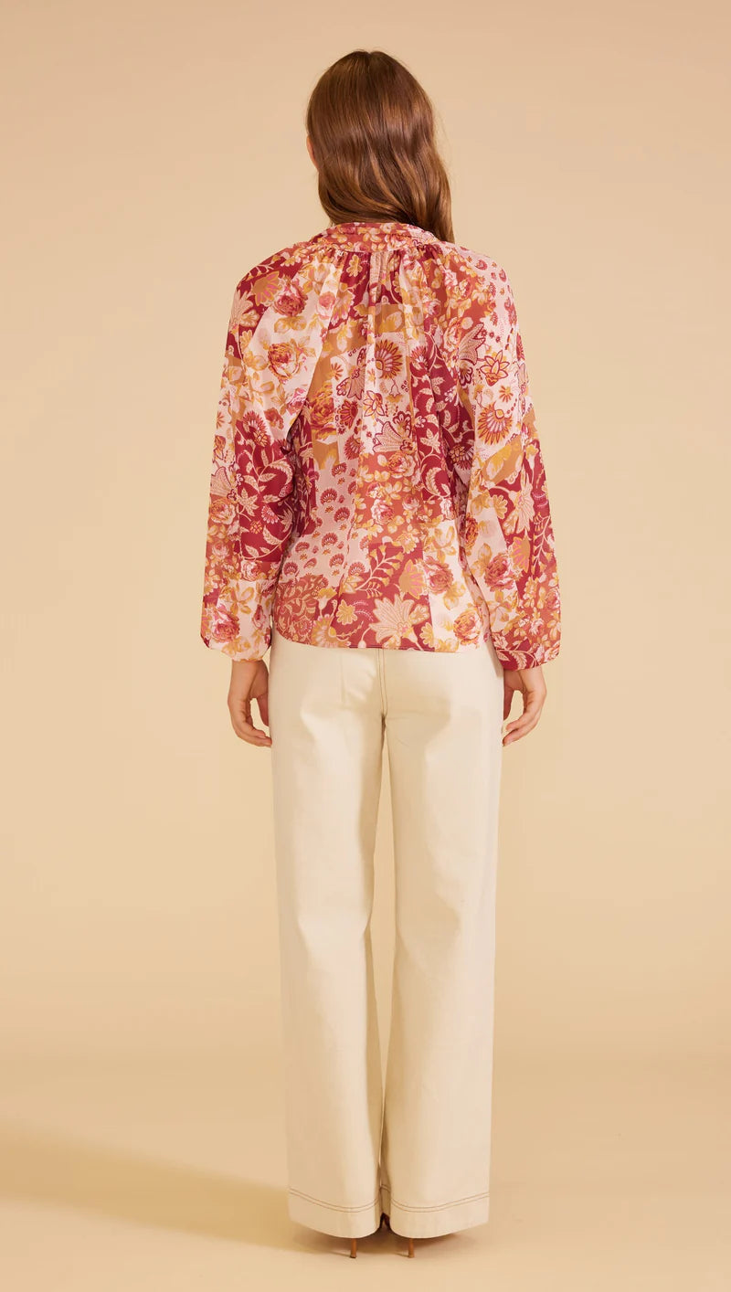 Minkpink - Rylee Blouse - Pink Floral
