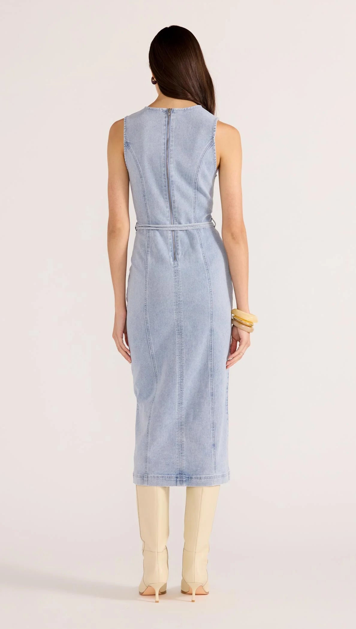 Minkpink Oliver Denim Midi Dress MG2502561