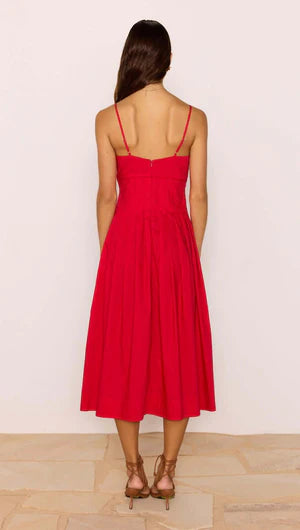 Minkpink Margot Midi Dress - Red