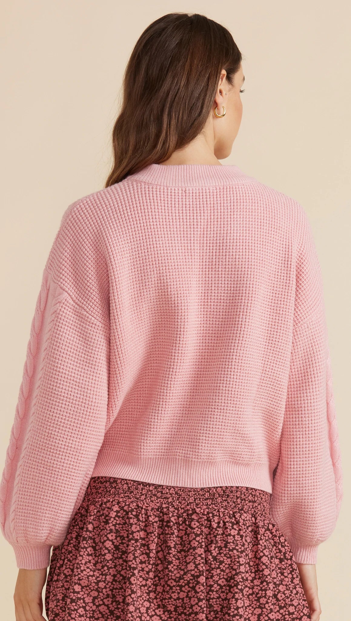 Minkpink Kalgan Cable Jumper - Blush