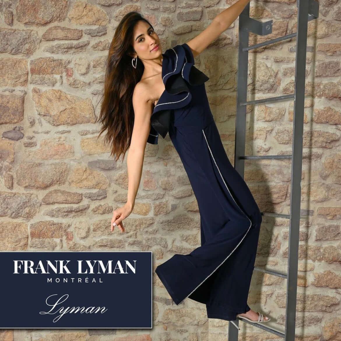 Frank Lyman Midnight Jumpsuit 222003