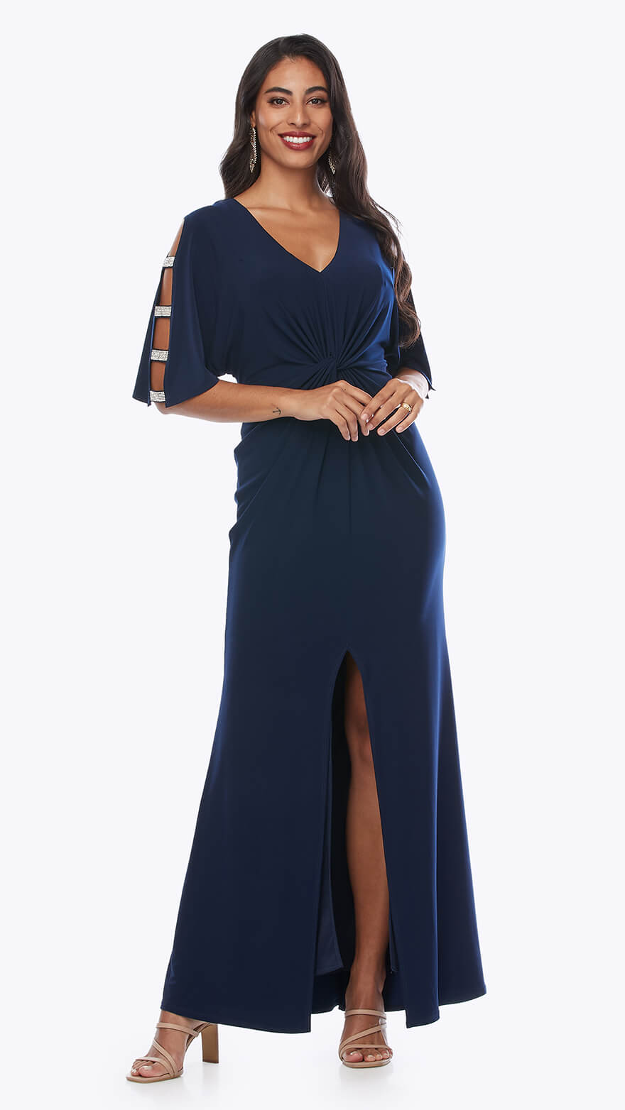 Zaliea Z0242 Midnight long dress