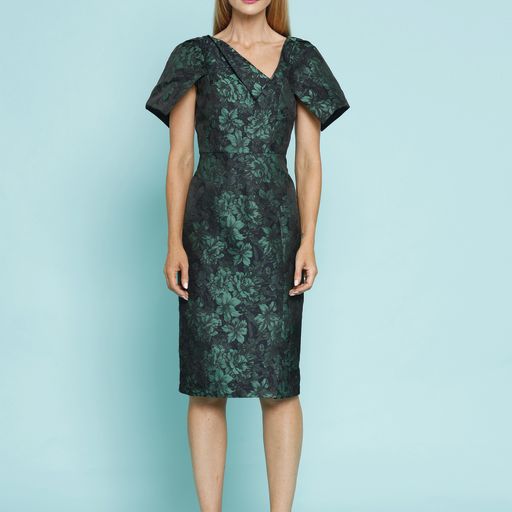 Pink Ruby Summer Nights Dress Green / Navy PD223207 DimplesBoutique Pink Ruby Summer Nights Dress Green / Navy PD223207 DimplesBoutique