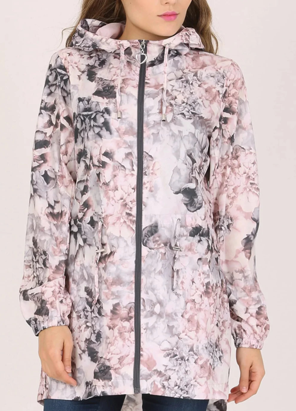 David Barry Waterproof Jacket floral print DimplesBoutique