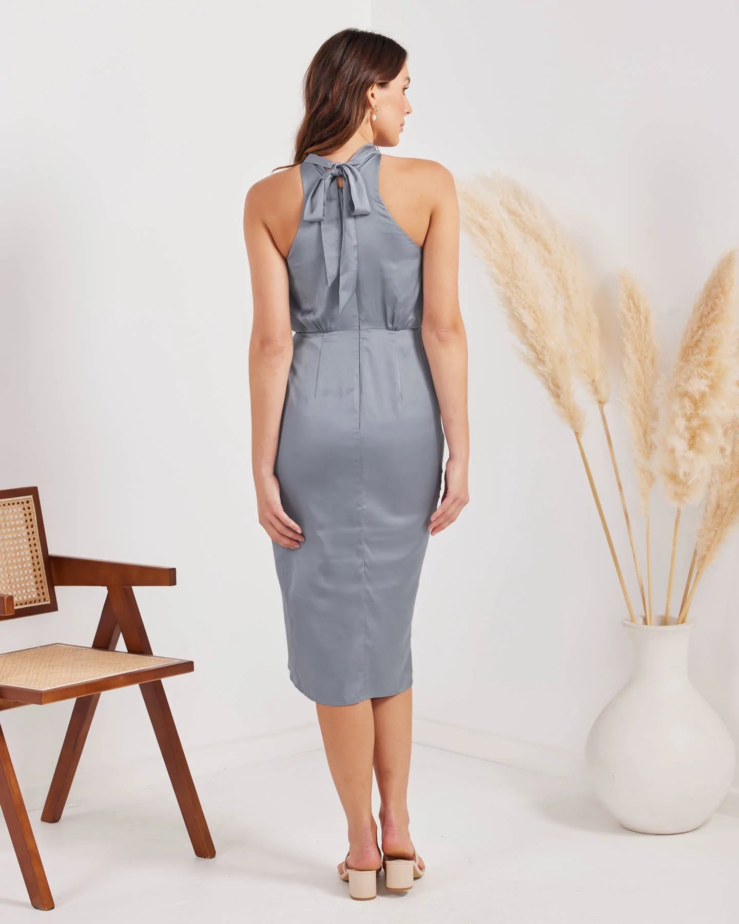 Two Sisters Karina Dress Midi TS781 Grey
