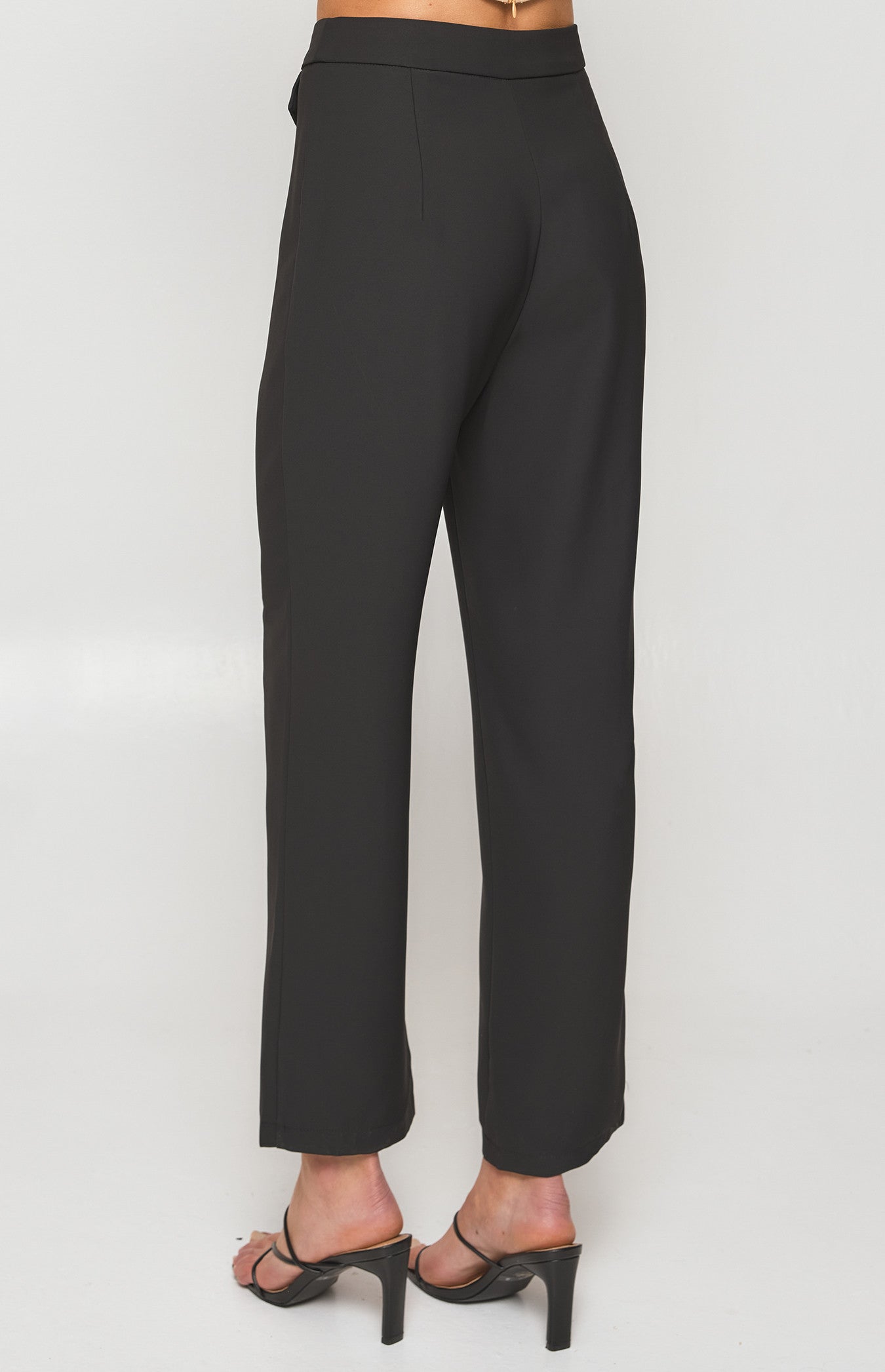 Style State Tapered Pants with Floral Seam SPA424A