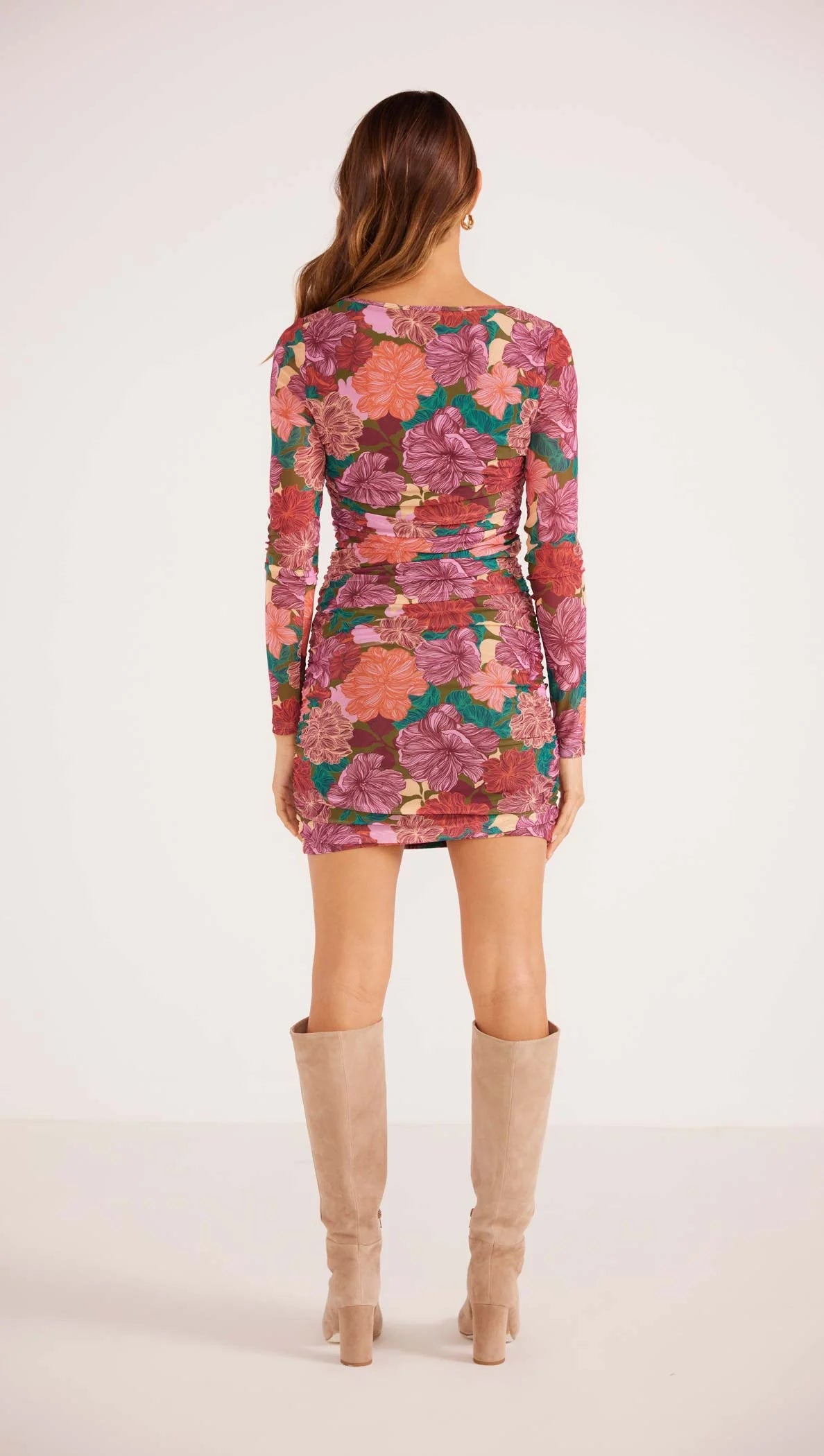 Minkpink Zora Ruched Mini Dress