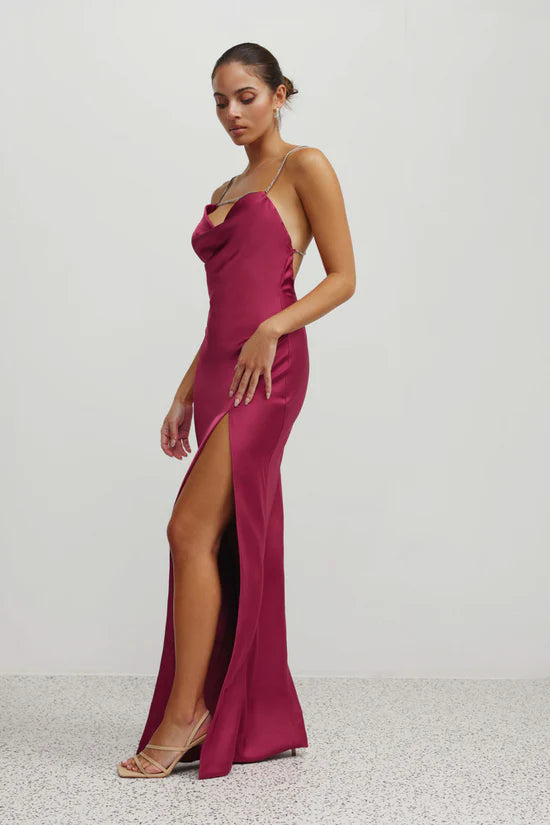 Lexi - Ariel Dress - Crimson