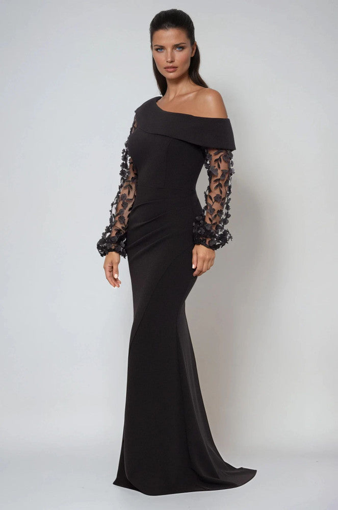 Ellie D1061 Naya Black Gown