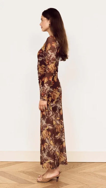 Minkpink Tahlia Mesh Midi Dress MG2603052