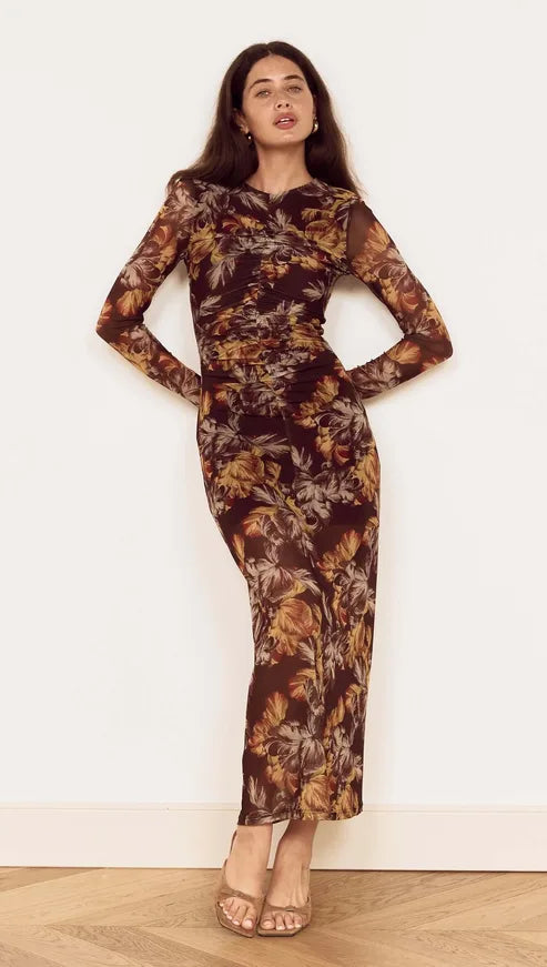 Minkpink Tahlia Mesh Midi Dress MG2603052