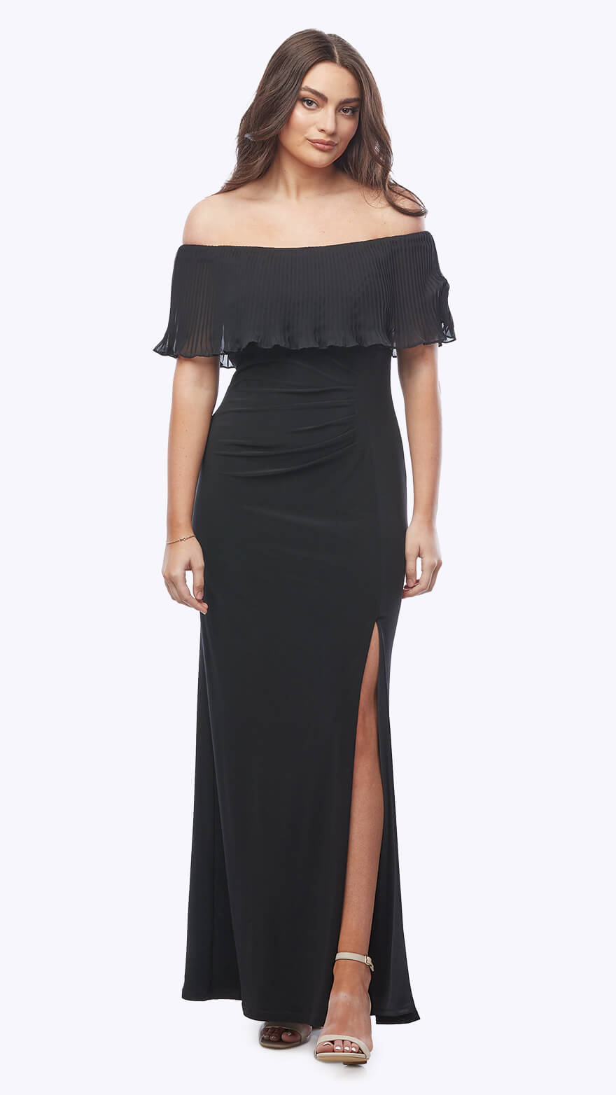 Zaliea Long stretch jersey Z0147 black