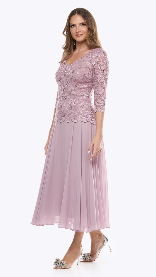 Jesse Harper JH0459 Rose Chiffon Dress