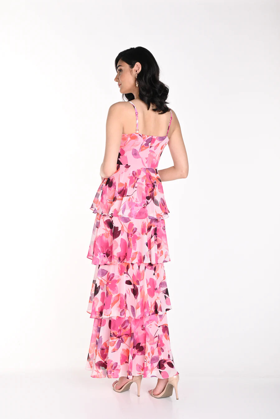 Frank Lyman - off white / pink dress 242308u