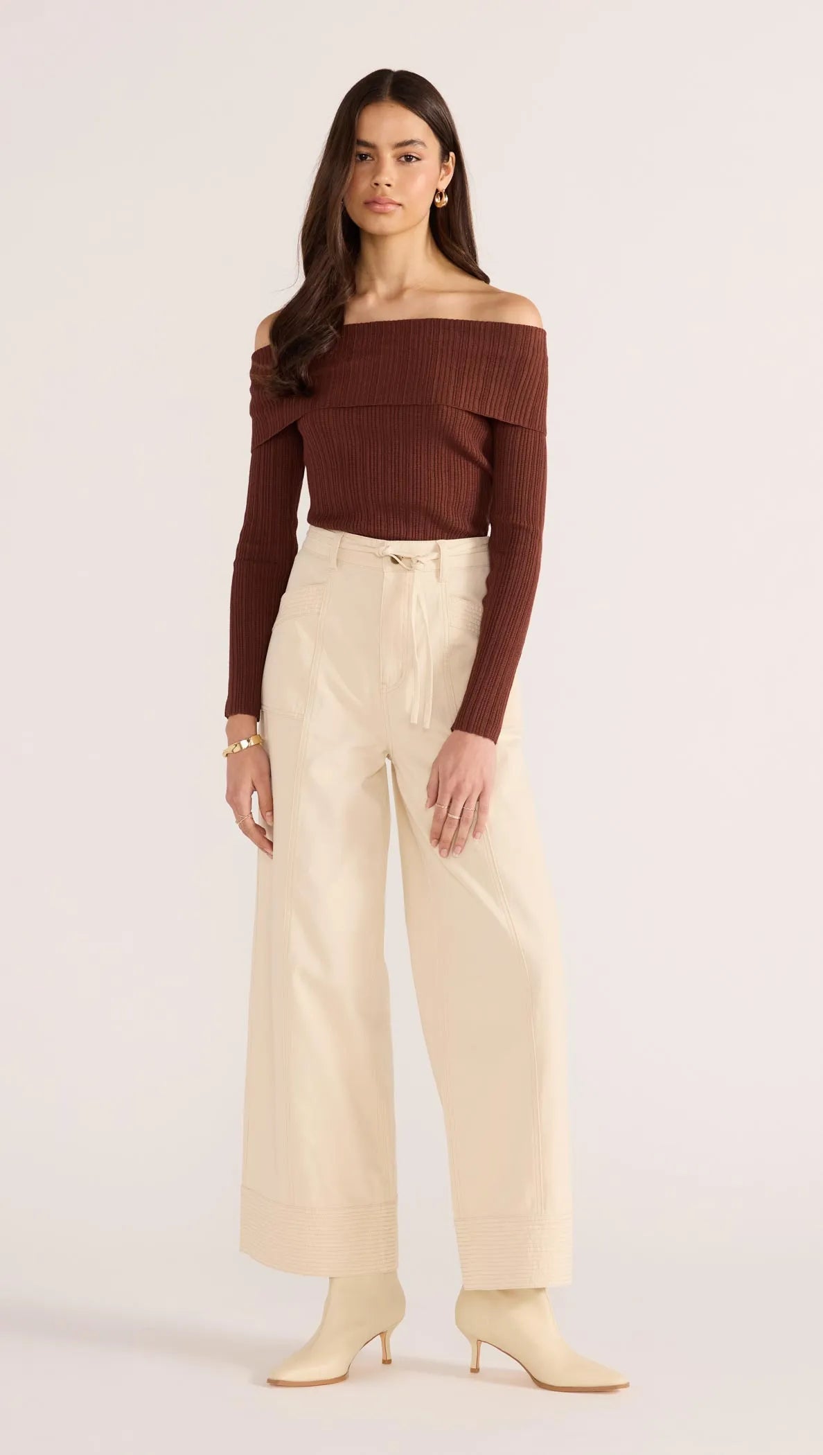 JANE DRILL STRAIGHT LEG PANT MG2502534