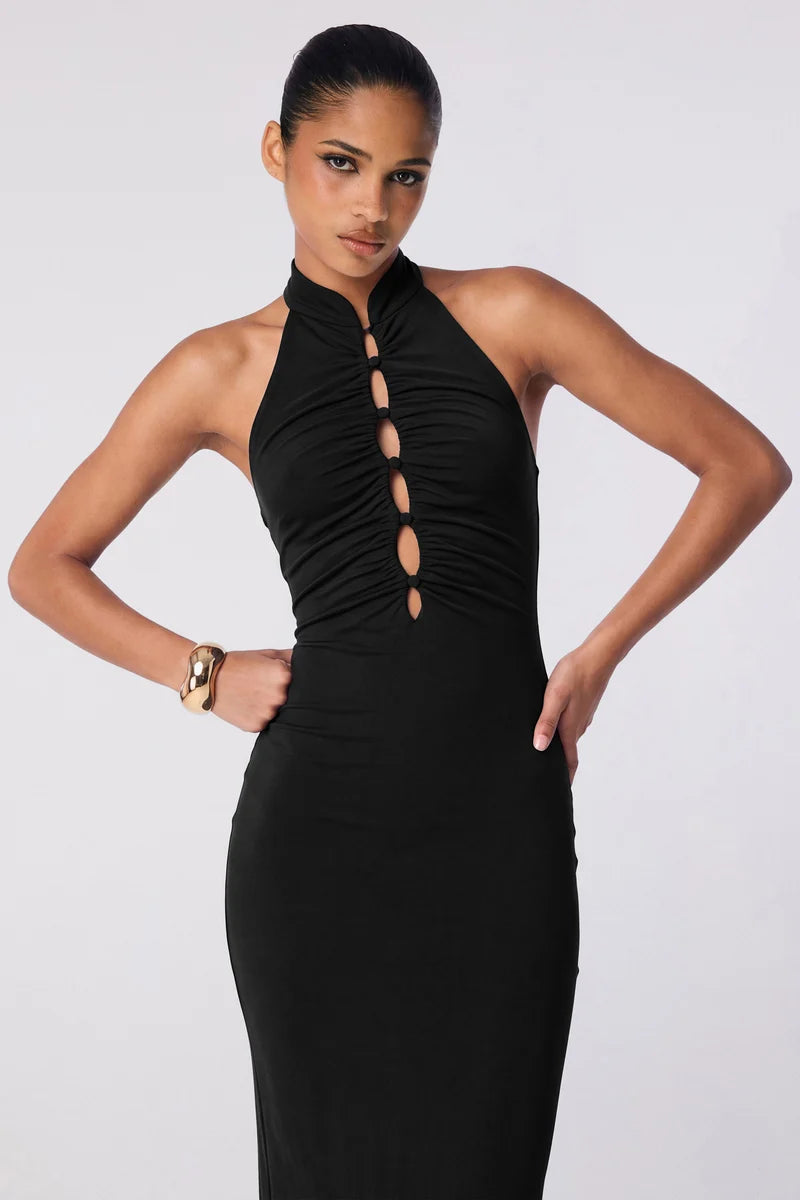 Nookie Icon Halter Maxi NON2617