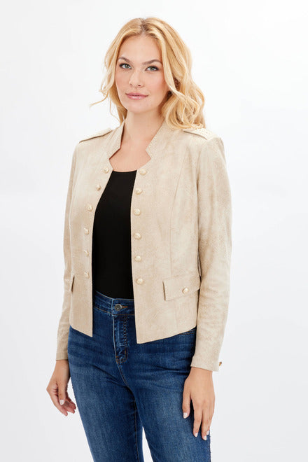 Frank Lyman Champagne Knit Jacket