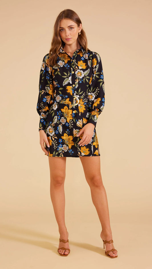 Minkpink - Lauren Midi Dress - Black Floral