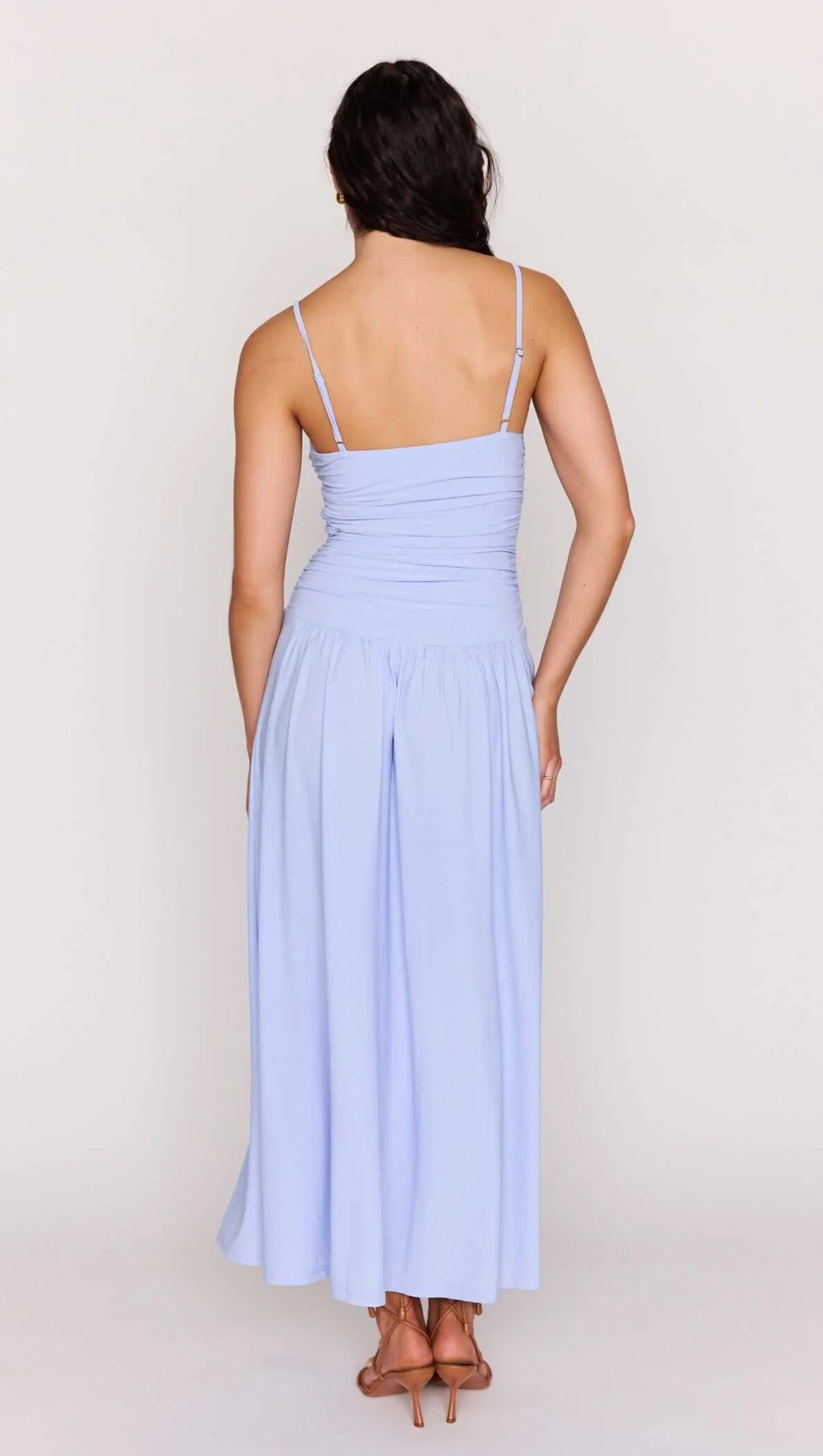 MINKPINK Powder Blue Mesh Drop Waist Maxi Dress Bianca Maxi Dress MG26 DimplesBoutique MINKPINK Powder Blue Mesh Drop Waist Maxi Dress Bianca Maxi Dress MG26 DimplesBoutique