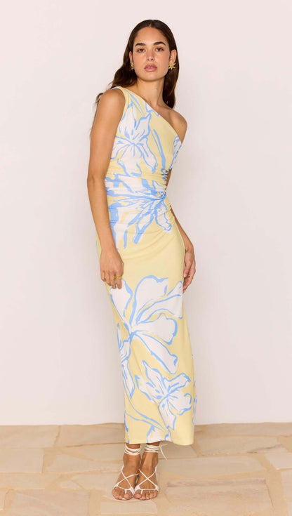 MINKPINK YELLOW AND BLUE FLORAL MG2504161