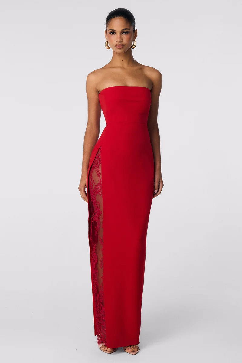 Nookie Palais Strapless Gown NON2602 Flame