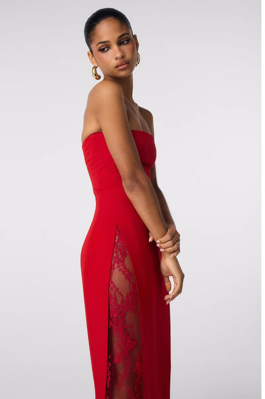 Nookie Palais Strapless Gown NON2602 Flame