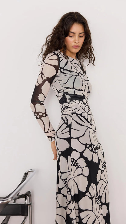 Minkpink Persephone Mesh Maxi Dress MG2502065