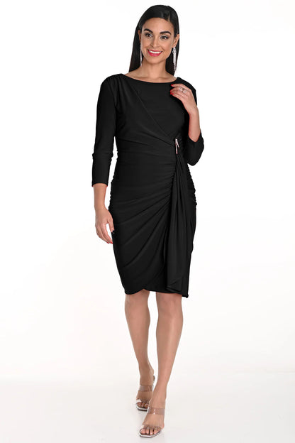 Frank Lyman Knit Dress Black