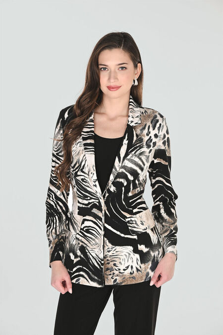 Frank Lyman knit blazer Pearl / Black 263368