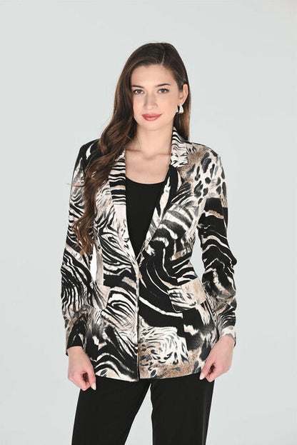 Frank Lyman knit blazer Pearl / Black 263368