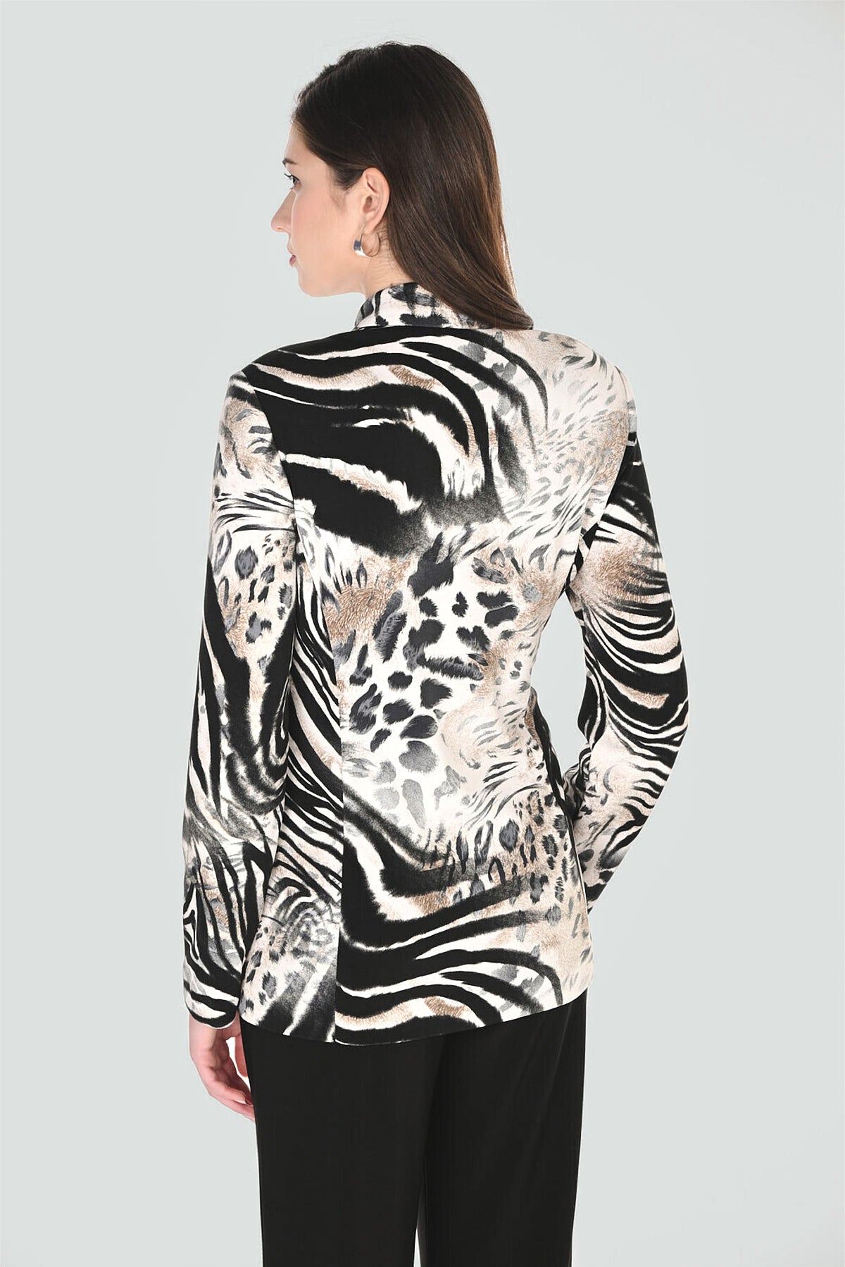 Frank Lyman knit blazer Pearl / Black 263368