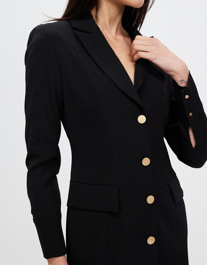 Honey & Beau Trance Jacket Dress - Black