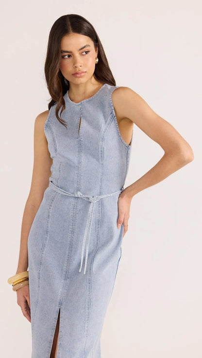 Minkpink Oliver Denim Midi Dress MG2502561