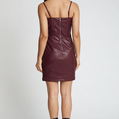 Honey &  Beau - Futura Dress - Wine