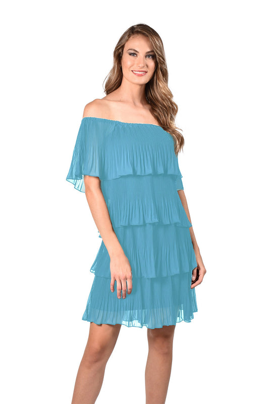 Frank Lyman Turquoise Dress