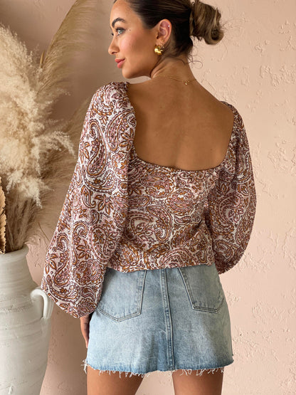 Minkpink - Jedda blouse - Paisley