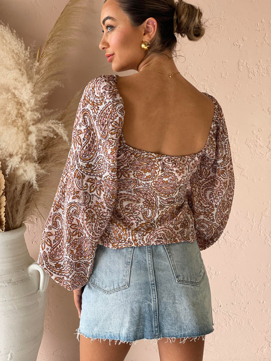 Minkpink - Jedda blouse - Paisley