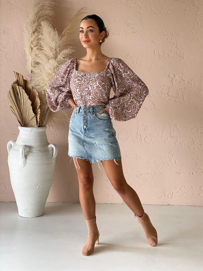 Minkpink - Jedda blouse - Paisley