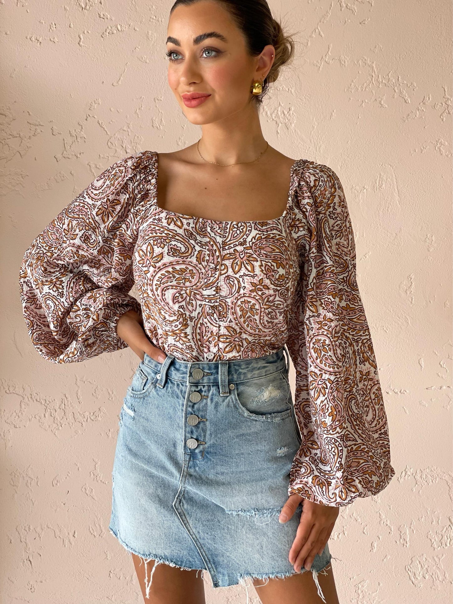 Minkpink - Jedda blouse - Paisley