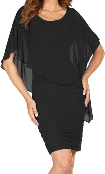 Frank Lyman Black Knit Dress