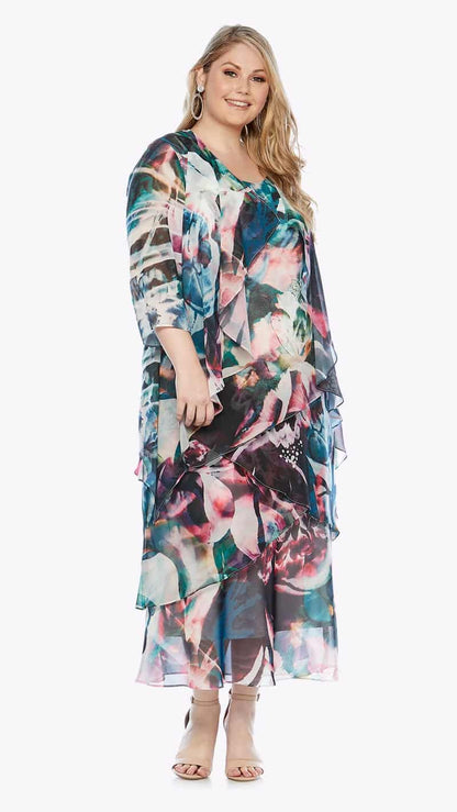 Layla Jones Teal & Ivory
