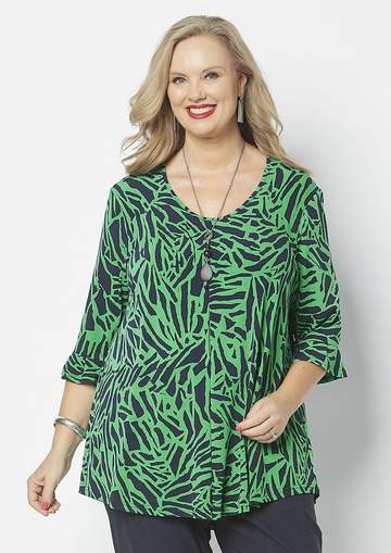 Swish - Emerald Tiger Invert Top